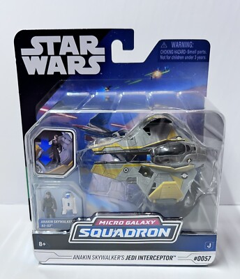 Star Wars - Micro Galaxy Squadron Series 3 - Anakin's Jedi Interceptor #0057 NEW