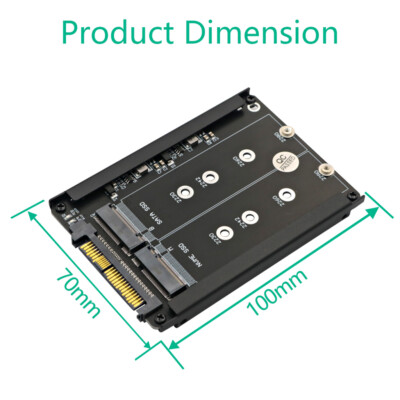 Adattatore di ricambio M.2 NVME SSD Key M NGFF SATA SSD Key B a U.2 SFF- 8639 Adattatore di ricambio M.2 NVME SSD Key M NGFF SATA SSD Key B a U.2 SFF- 8639