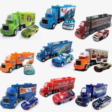 Car Story Alloy Container ToyCar Racing Story Number RacingBox Container Trailer