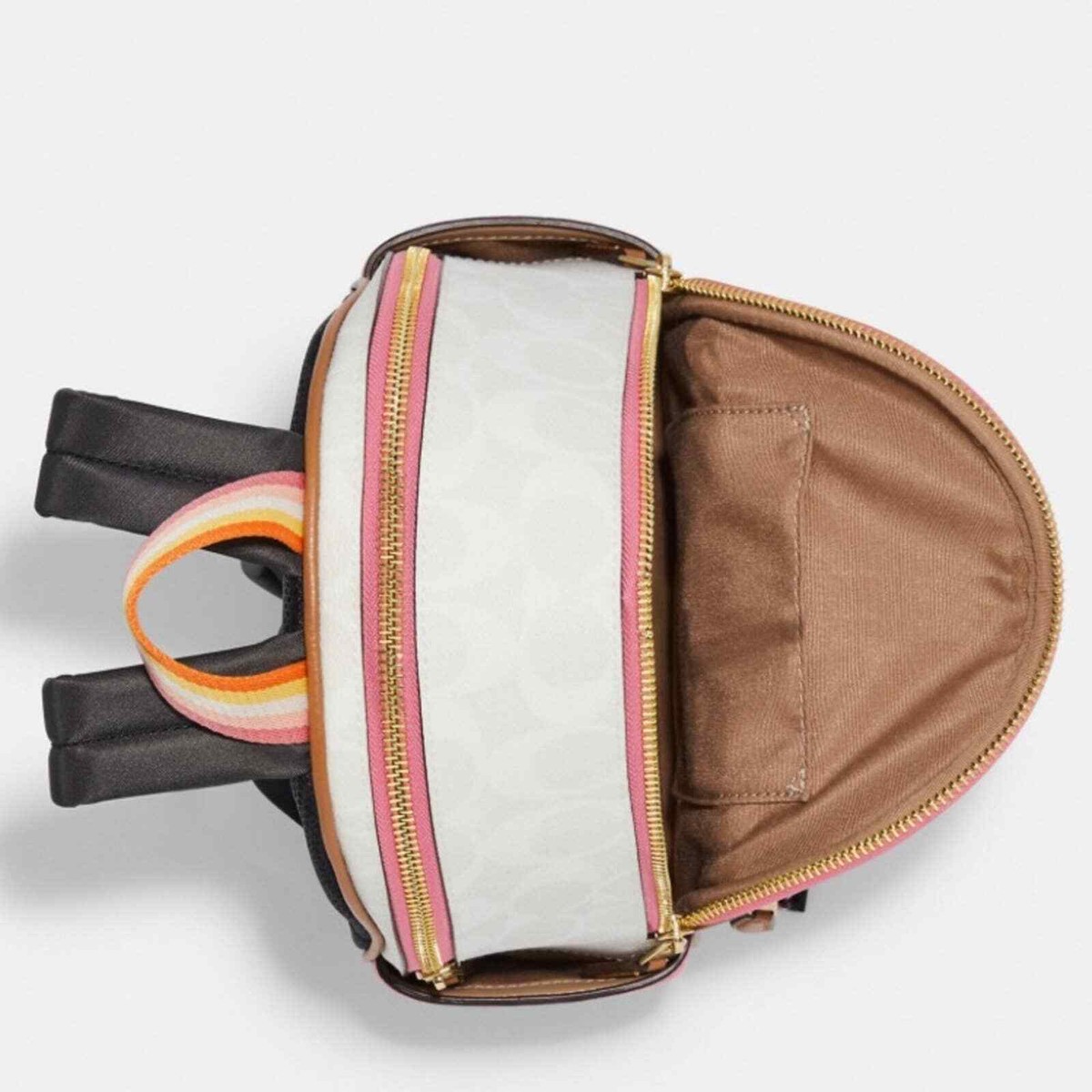 Coach Mini Court Backpack with Butterfly Print Coach Mini Court Backpack In Signature Canvas | Mercari main image 3