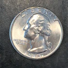 1960 Silver Washington Quarter - SUPERB UNCIRCULATED - High Quality Scans #i864