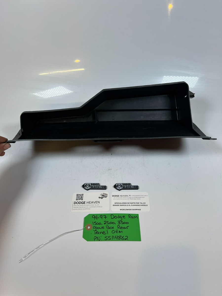 OEM 1994-1997 Dodge Ram 1500 2500 3500 Glove Box Rear Panel