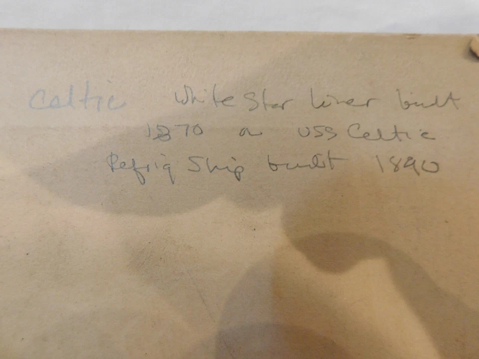 372 USN Spanish American War Ship USS Celtic Photo Built 1891 Ireland Used WWI - Imagem 4 de 4