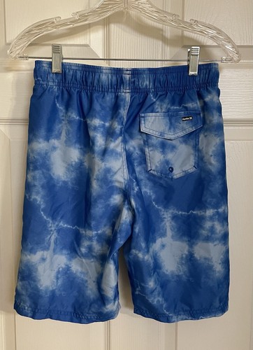 Hurley Boy’s Swim Trunks Board Shorts Size Large Blue - Picture 2 of 11
