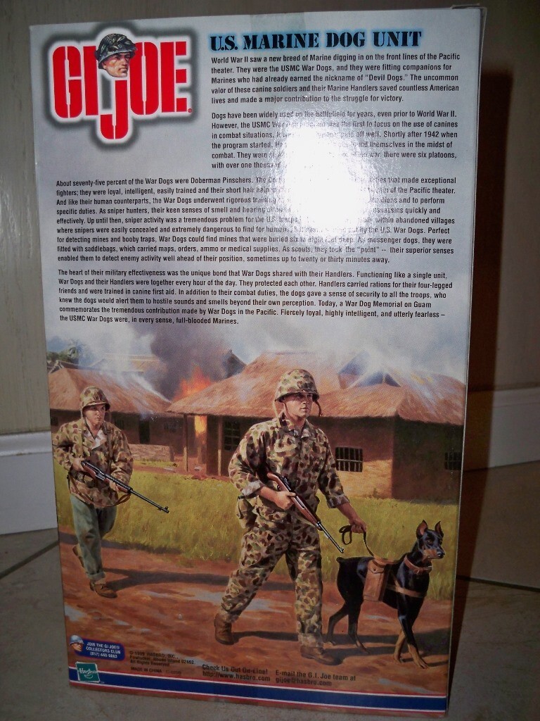 U.S. MARINE DOG UNIT GIジョー アメリカ海兵隊 K-9 WORLD WAR II Marine Dog Unit by Hasbro - YouTube