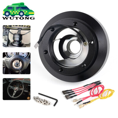 6 Bolt Quick Release Steering Wheel Short Hub Adapter For Honda Civic 2015-2024