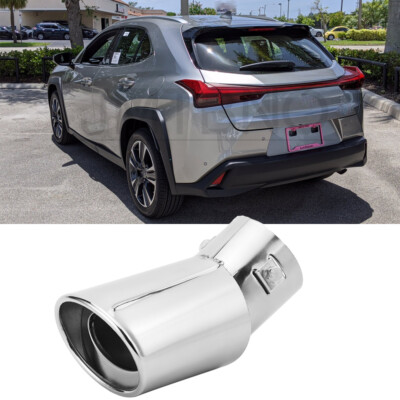 For Lexus UX 200 250h 2019-22 Steel Exhaust Muffler Tail Pipe Tip Tailpipe Trim