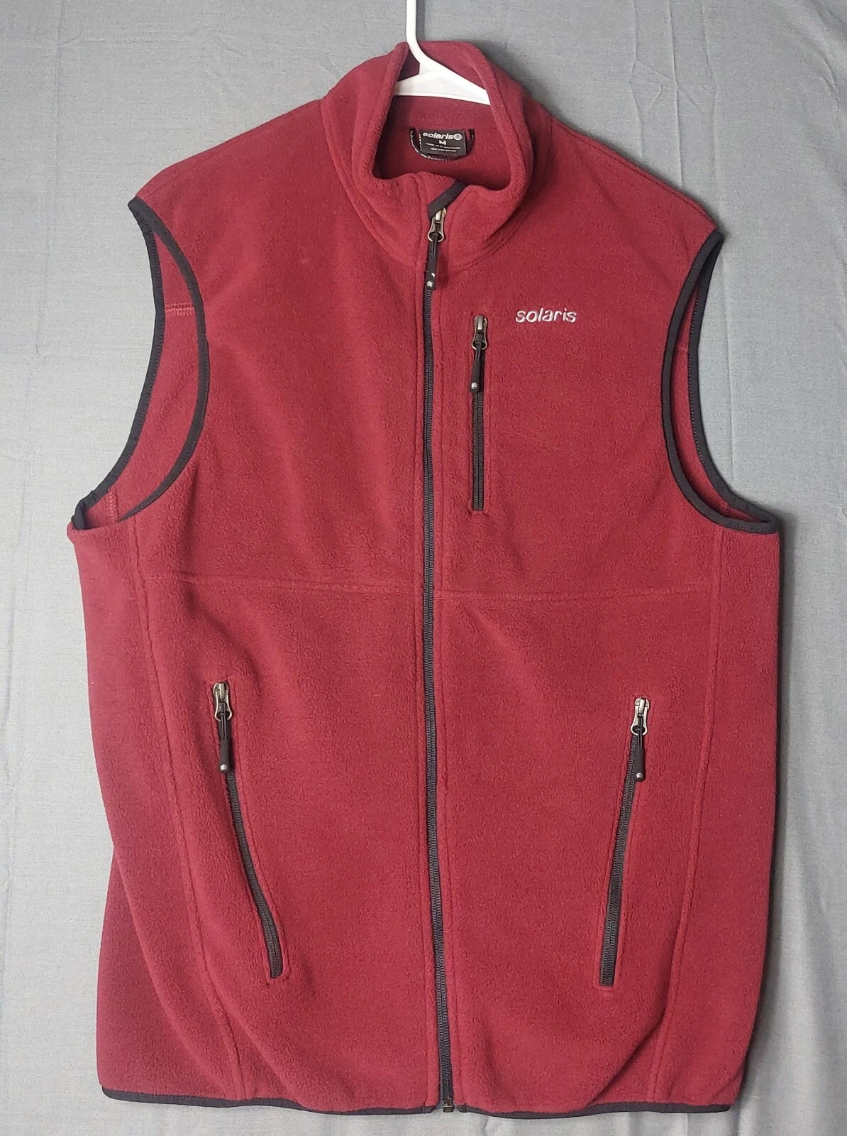 Solaris Fleece Vest Mens Medium Hiking Dad Gorpcore Outdoor Sportcore