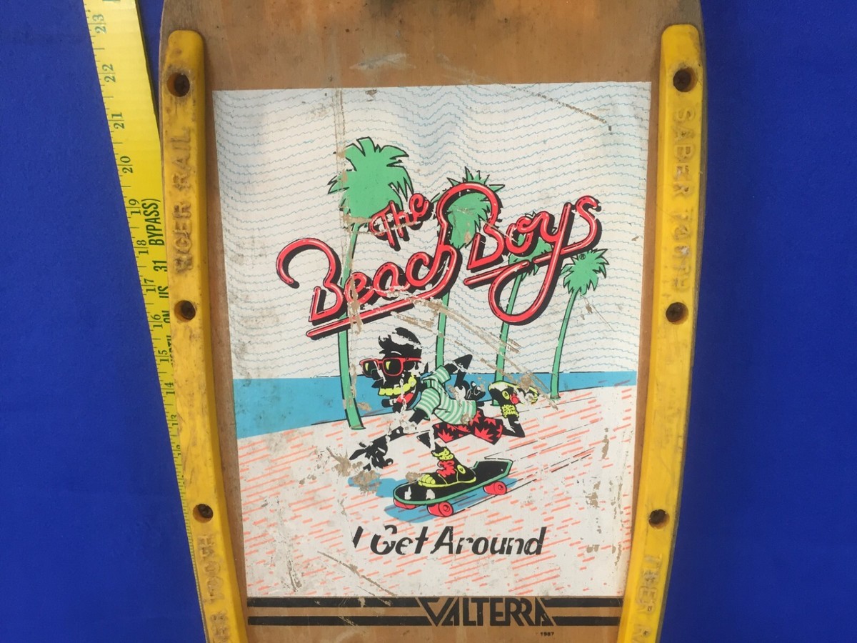 Valterra 1987 Beach Boys Vintage Skateboard NEEDS SOME TLC