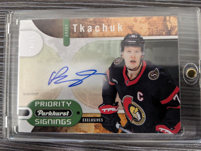 2024 Spring Promotion Parkhurst Priority Signings Brady Tkachuk /15 #PS-BT Auto