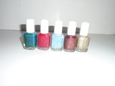 Essie 5 Bottles Nail Polish Discontinued Hard To Find #2 New