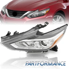 Factory Halogen Left Headlights Headlamps For 2016 2017 2018 Nissan Altima Sedan