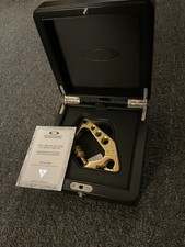 Oakley Metalworks Gold Carabiner Keychain Collectible Serialized 0572 Of 1000