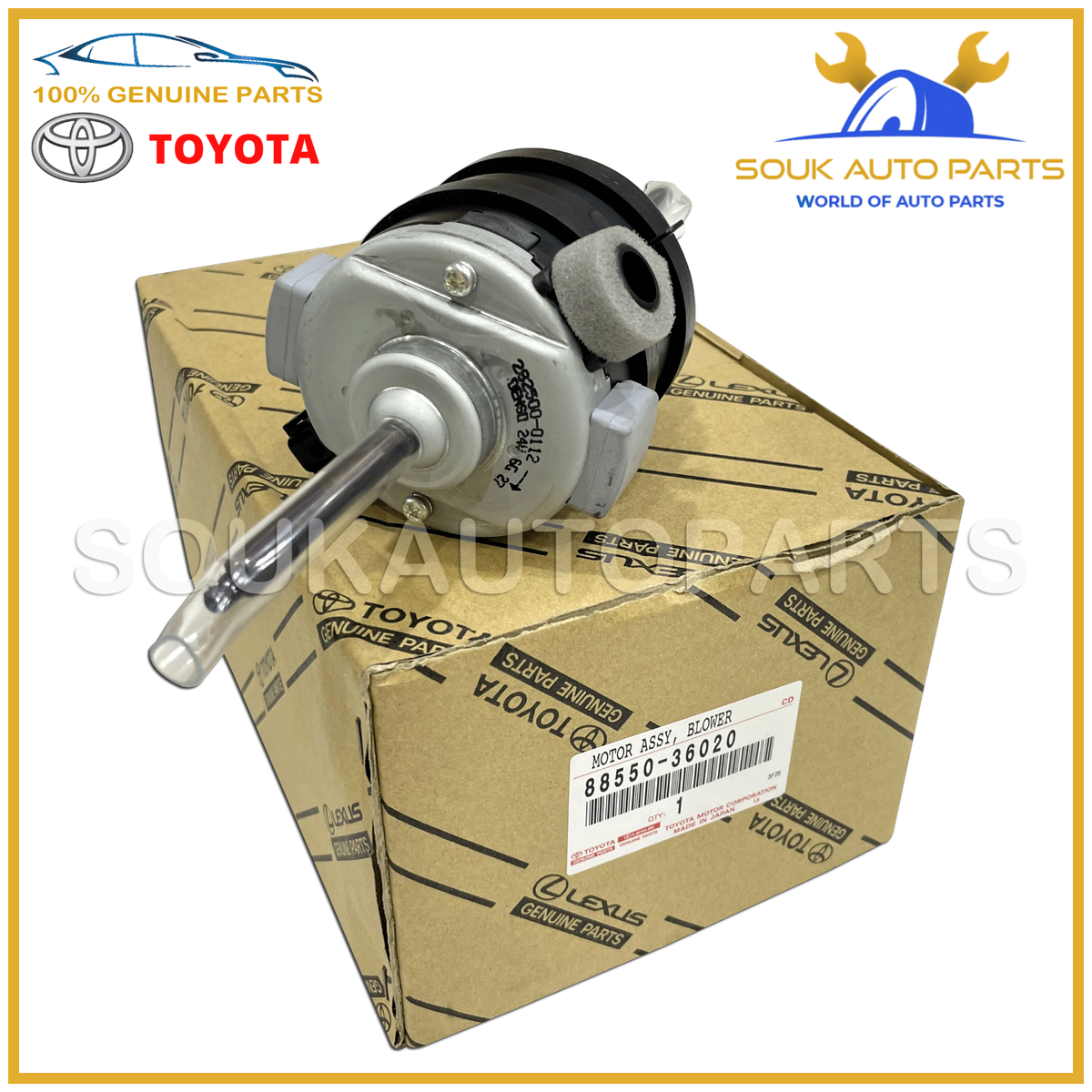 88550-36020 Genuine Toyota MOTOR ASSY, BLOWER For Coaster