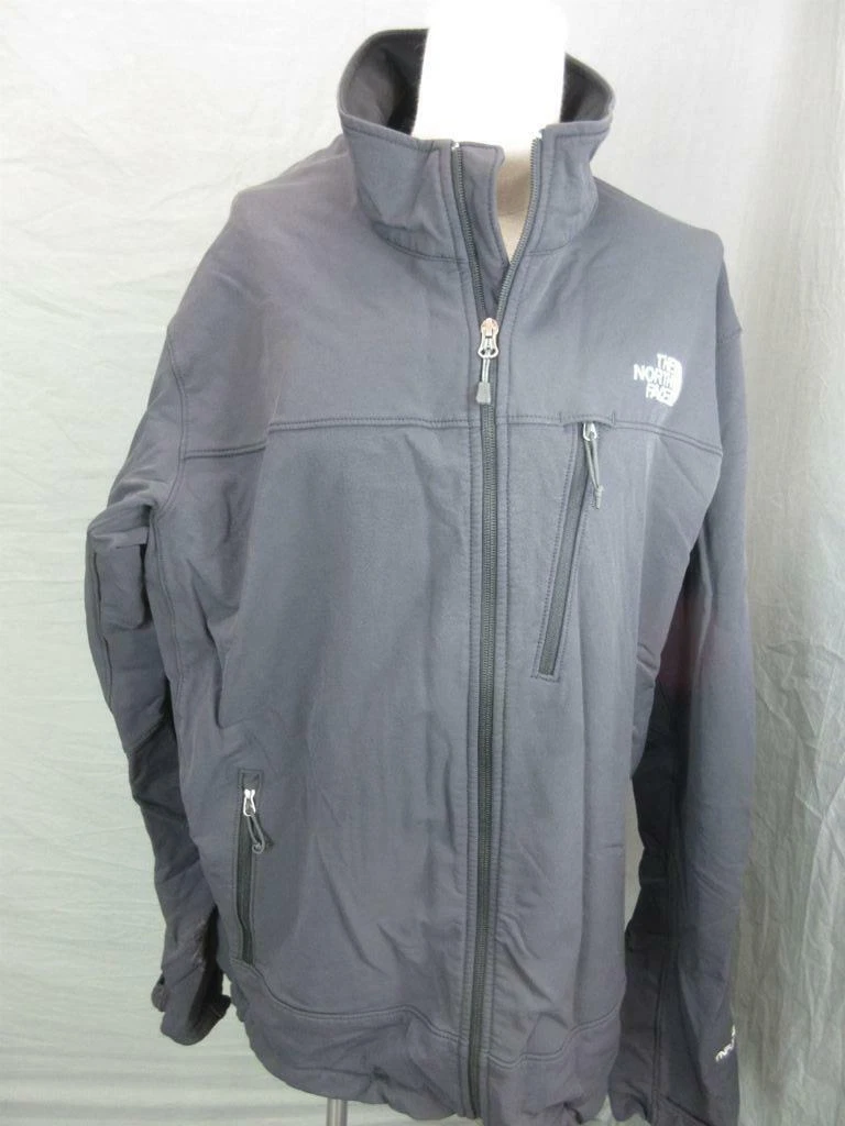 THE NORTH FACE SIZE M MENS BLACK ATHLETIC FULL ZIP NO HOOD OUTDOOR