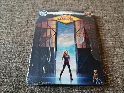 CAPTAIN MARVEL Limited 4K Ultra HD Blu-Ray Steelbook Best Buy USA Marvel OOP