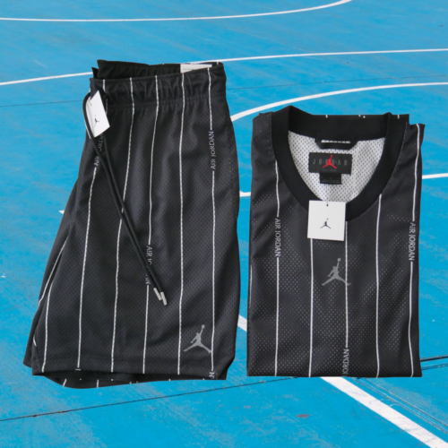 Nike Air Jordan Basketball Jersey Tank Matching Shorts Set Men's Size XL NWT - Picture 1 of 16