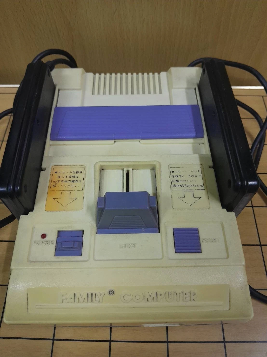 Family Computer Console Untested Uncleaned Parts Repair Retro Purple Rare