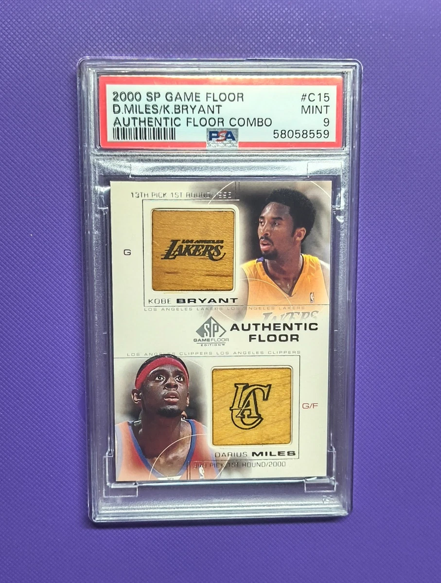 2000-01 SP Game Floor Edition - Kobe Bryant/Darius Miles #C15 for
