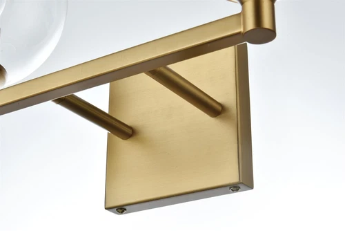 Living District 16" Wall Sconce In Satin Gold - Picture 5 of 8
