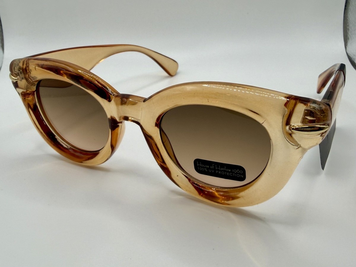 House of Harlow Tortoiseshell Cat Eye Women\'s Sunglasses - Brown Lenses House of Harlow Sunglasses & Sunglasses Accessories for  main image 3