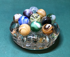 Vintage Marbles Approximately 1/2" Lot Of 11 Nice Patterns Lot 703