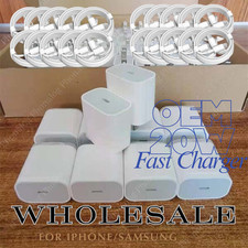 Fast Charger 20W Type C Block Cube For iPhone 17 16 15 14 12 11 Pro Max XR X Lot