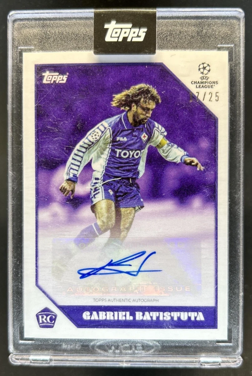 Gabriel Batistuta Soccer Sports Trading Cards & Accessories for