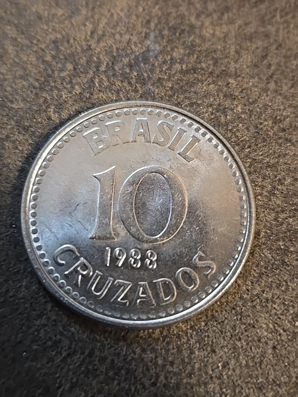 1988 Brazil 10 Cruzados - Lot D