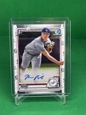 2020 Bowman Chrome - Prospect Autographs Ryan Pepiot #CPA-RPE (AU, RC)