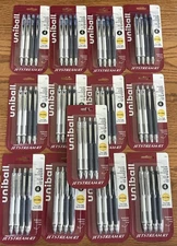 uniball Jetstream Ballpoint Fine Point 0.7mm Pens 4pk Black Ink Lot of 13 Packs!