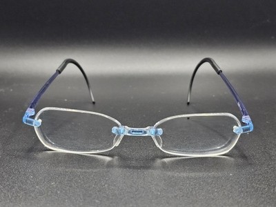 Swissflex Eyephorics Frameless Purple & Blue Clear Eyeglasses Swiss 49-16-120