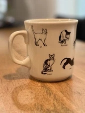 Early Fishs Eddy Cat Commands Mug Funny Humor