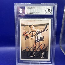 1981 TCMA NBA Bob Cousy #1981-41 HOF In-Person Auto Beckett Authenticated