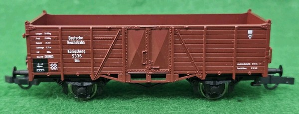 Roco HO Open Goods Wagon, Type Om "Königsberg" of the DRG, Epoch II - No box