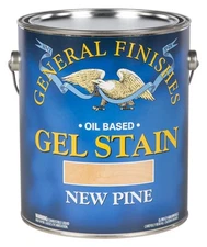 General Finishes Oil Base Gel Stain, 1 Gallon New Pine - Wood Furniture