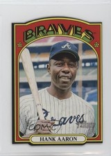 2021 Topps Heritage 1972 Die-Cuts Hank Aaron #72DC-20 HOF 0a5t