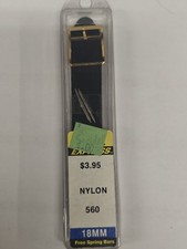 NEW Speidel Nato Nylon Watch Band 18mm Black