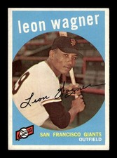 1959 Topps #257a Leon Wagner San Francisco Giants EX HOF10009331