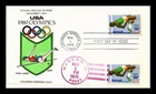 DR JIM STAMPS US COVER OLYMPICS HIGH JUMP AIR MAIL FDC COLLINS HAND PAINTED