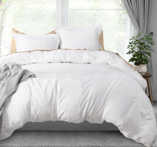 Duvet Cover King Size Set - 1 Duvet Cover with 2 Pillow Shams - 3 Pieces Comfort