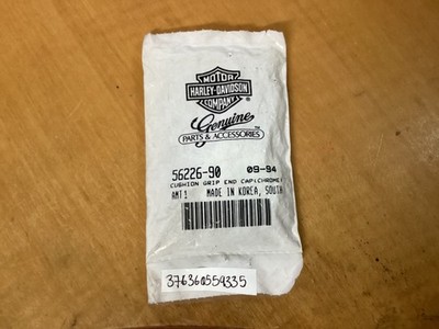 Harley-Davidson Chrome Cushion Grip End Cap OEM NOS 56226-90 ^ | eBay
