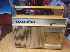 VINTAGE RADIO MODEL BAMBINO  ￼BANDS AM - LW- 1960S  in full working order 