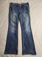 Ariat REAL Denim Jeans Perfect Rise Bootcut Womens Size 33x32 Medium Wash EUC
