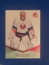 2011-12 SP AUTHENTIC HOCKEY R61 ANDERS NILSSON 3/10 SUPER RARE!!