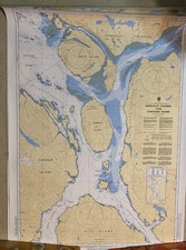 canadian hydrographic nautical chart #3947 GRENVILLE CHANNEL CHATHAM SOUND BC