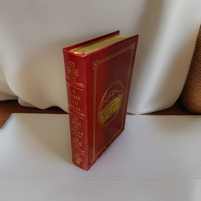 #ad Easton Press A Time to Heal – Gerald Ford SIGNED Leather 22k Gilt LN Leaflet $87.50