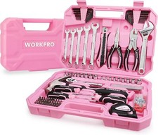 WORKPRO Pink Tool Set 84 PCS Tool Kit for Wom...