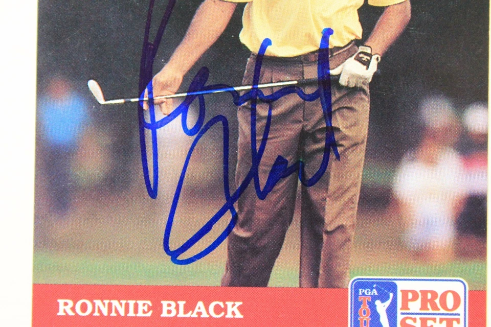 Signed Ronnie Black Lamar Univ 1992 PGA Tour PRO SET Autographed Card #76 15A - Image 3 of 3