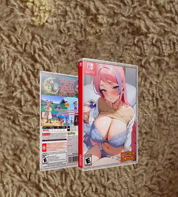 DOUBLE SIDED COVERS & CASE ONLY Poke Violet & Scarlet | Indigo DLC NO GAME